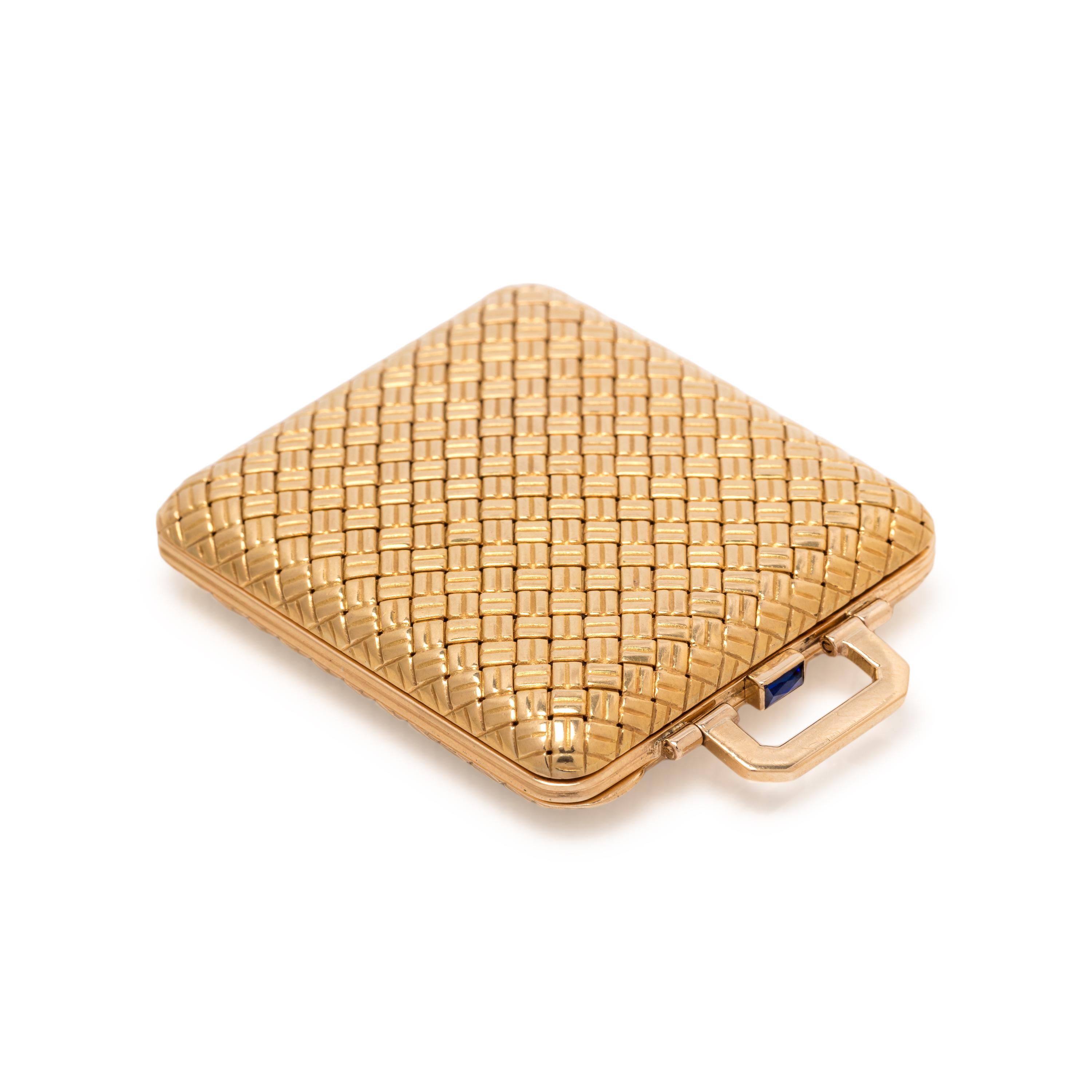 VAN CLEEF & ARPELS, ULYSSE NARDIN, 18K YELLOW GOLD TRAVEL CLOCK