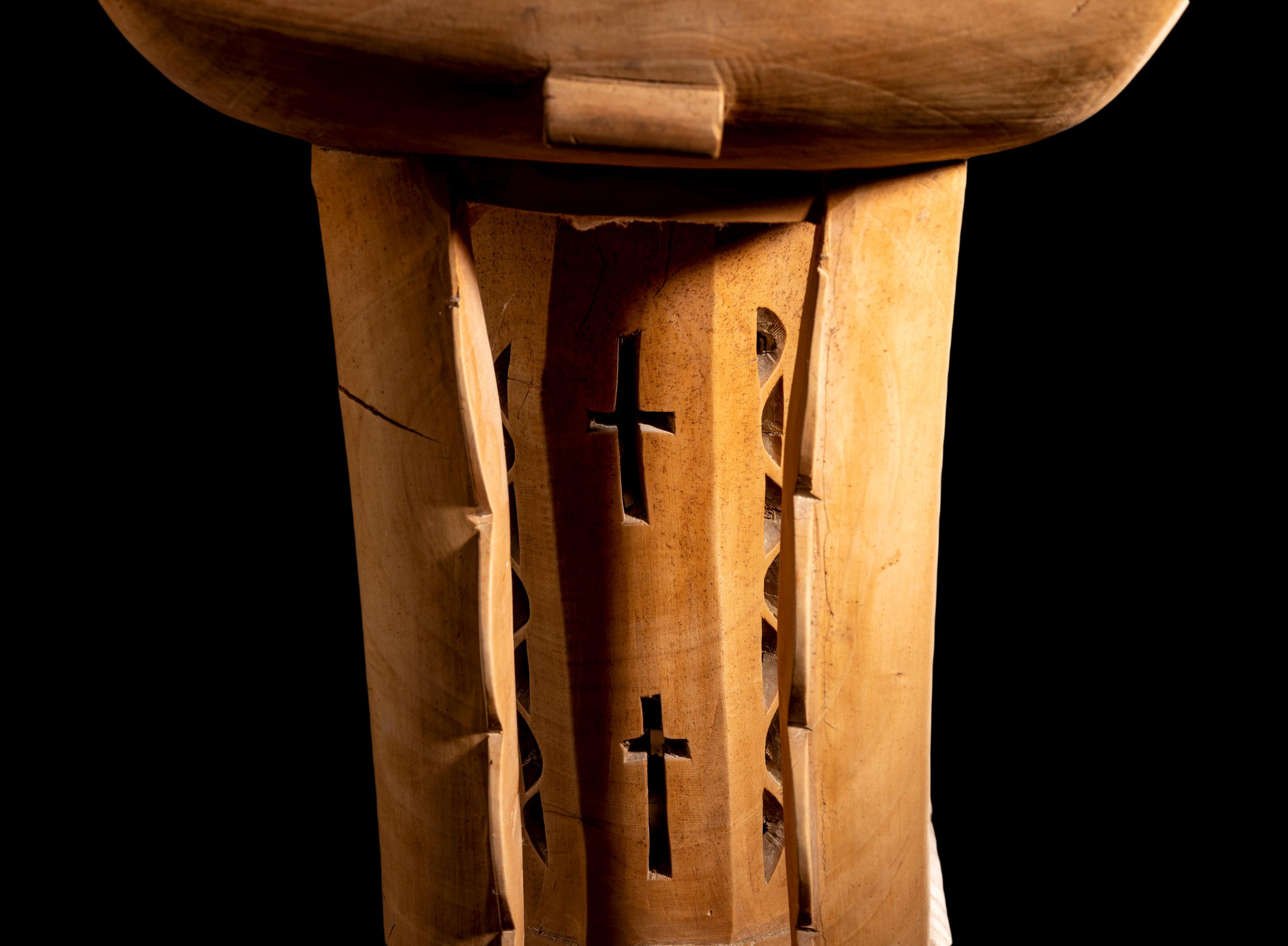 Two Ashanti Wood Stools