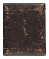 [EARLY PHOTOGRAPHY]. Half plate daguerreotype of an equestrian painting.