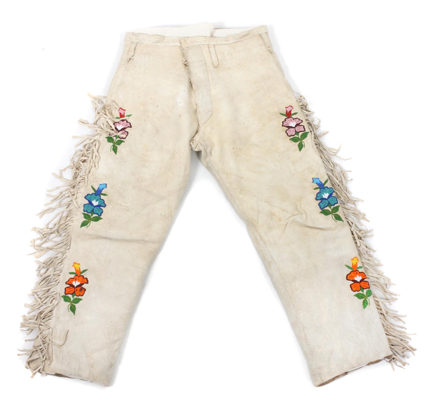 A Group of Plateau Area Clothing Length of one pair of pants: 41 inches.