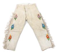 A Group of Plateau Area Clothing Length of one pair of pants: 41 inches.