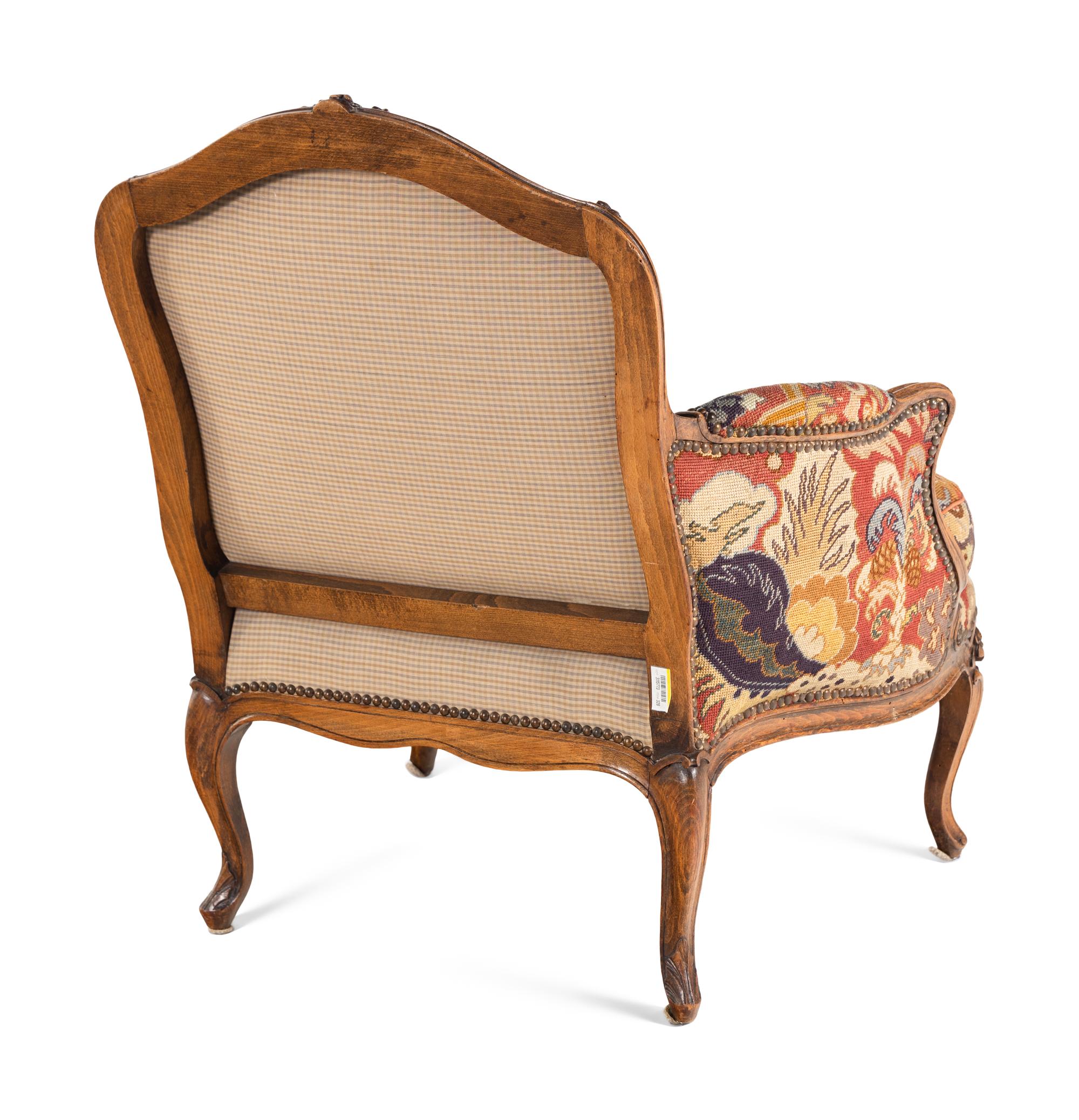 A Pair of Louis XV Style Bergères