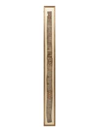 An Ethiopian Parchment Prayer Scroll or Manuscript Fragment
