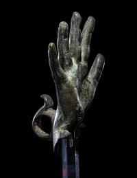 A Roman Bronze Hand with Greek Inscription
