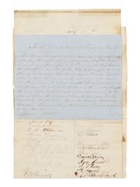 [Presidential] Lincoln, Abraham. Manuscript Document, signed