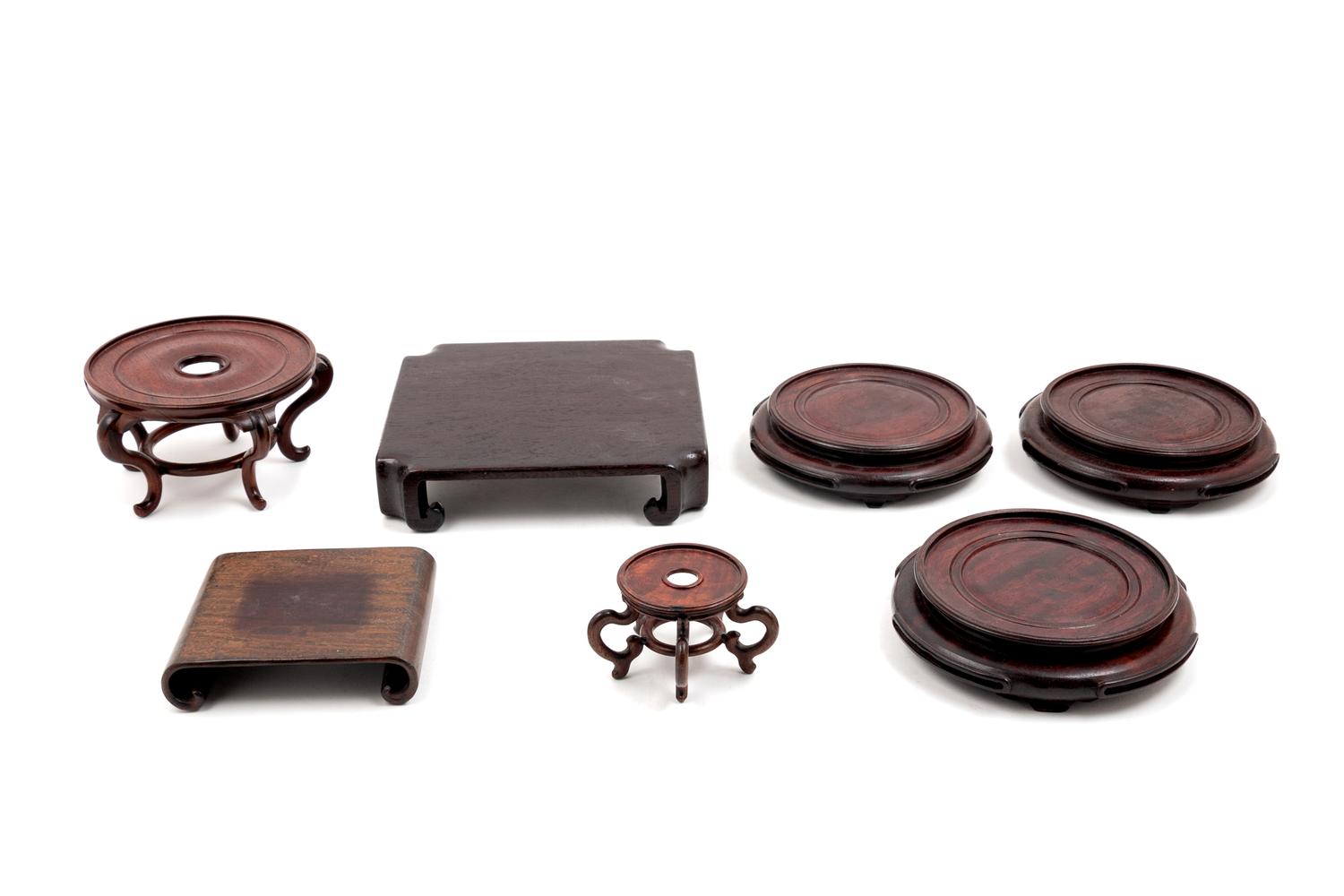 A Collection of Chinese Hardwood Stands