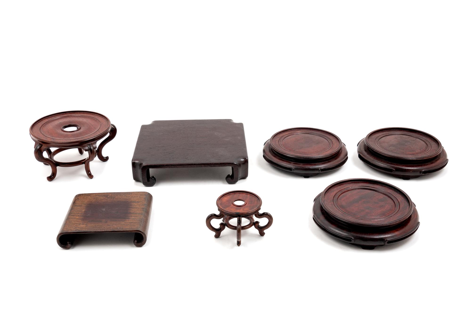 A Collection of Chinese Hardwood Stands