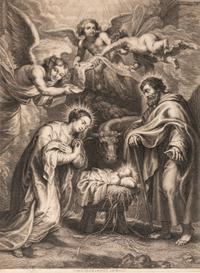 After Peter Paul Rubens, (Flemish, 1577-1640), A group of five works: Virgo quem genuit and Adoravit by Schelte A. Bolswert (Dutch, 158