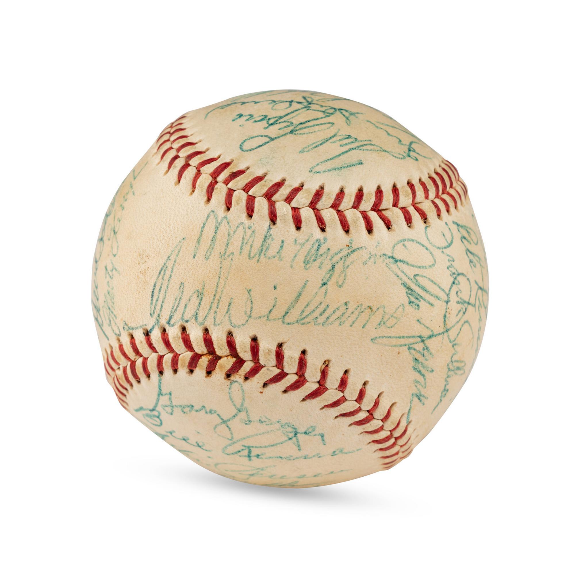 A Large Group of Assorted 1950s-2000s Boston Red Sox Team Signed Autograph Baseballs