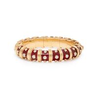 TIFFANY & CO., SCHLUMBERGER, PAILLONNÉ ENAMEL AND DIAMOND 'DOTS' BRACELET