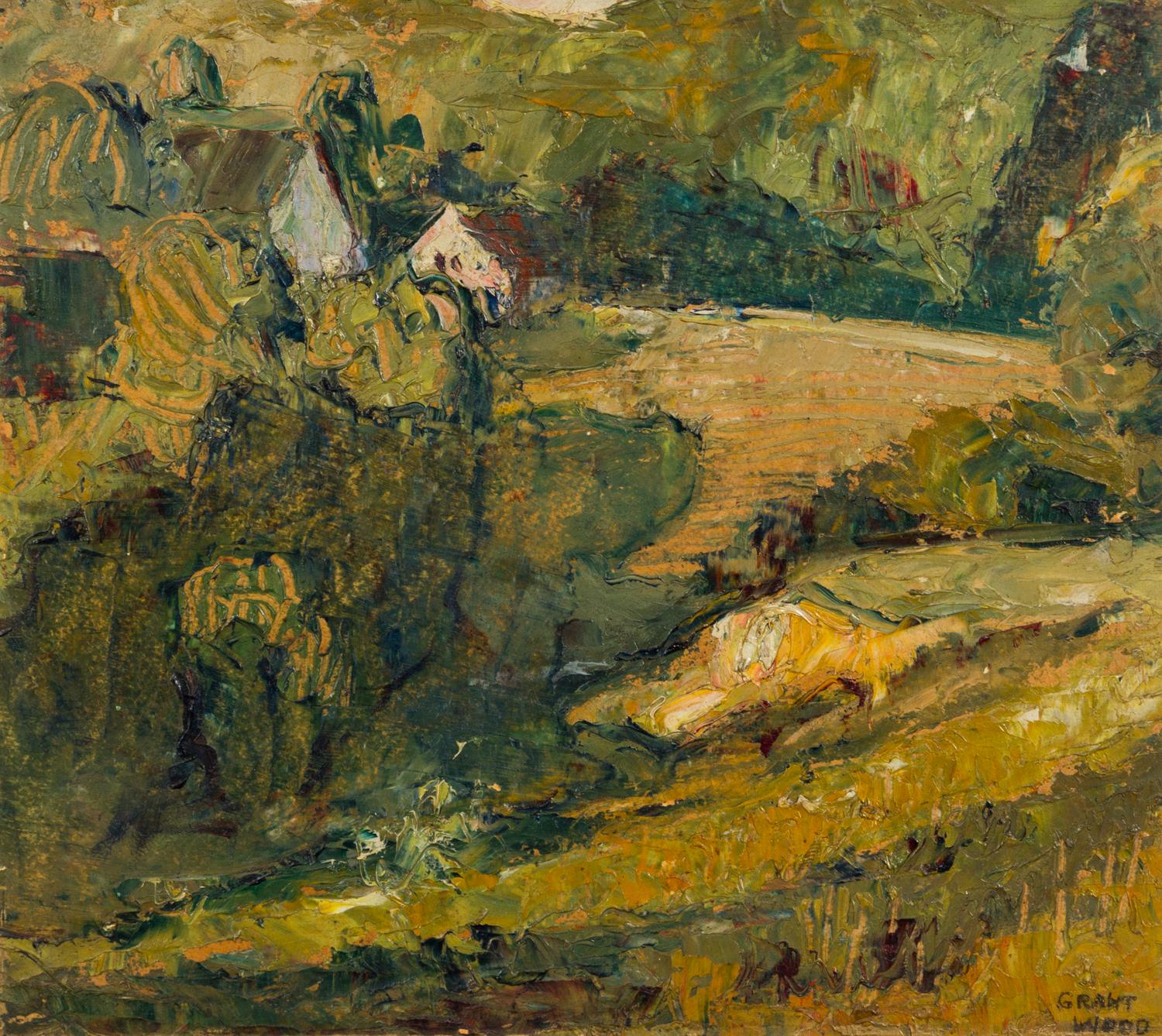 Grant Wood, (American, 1891–1942), In Iowa, 1924