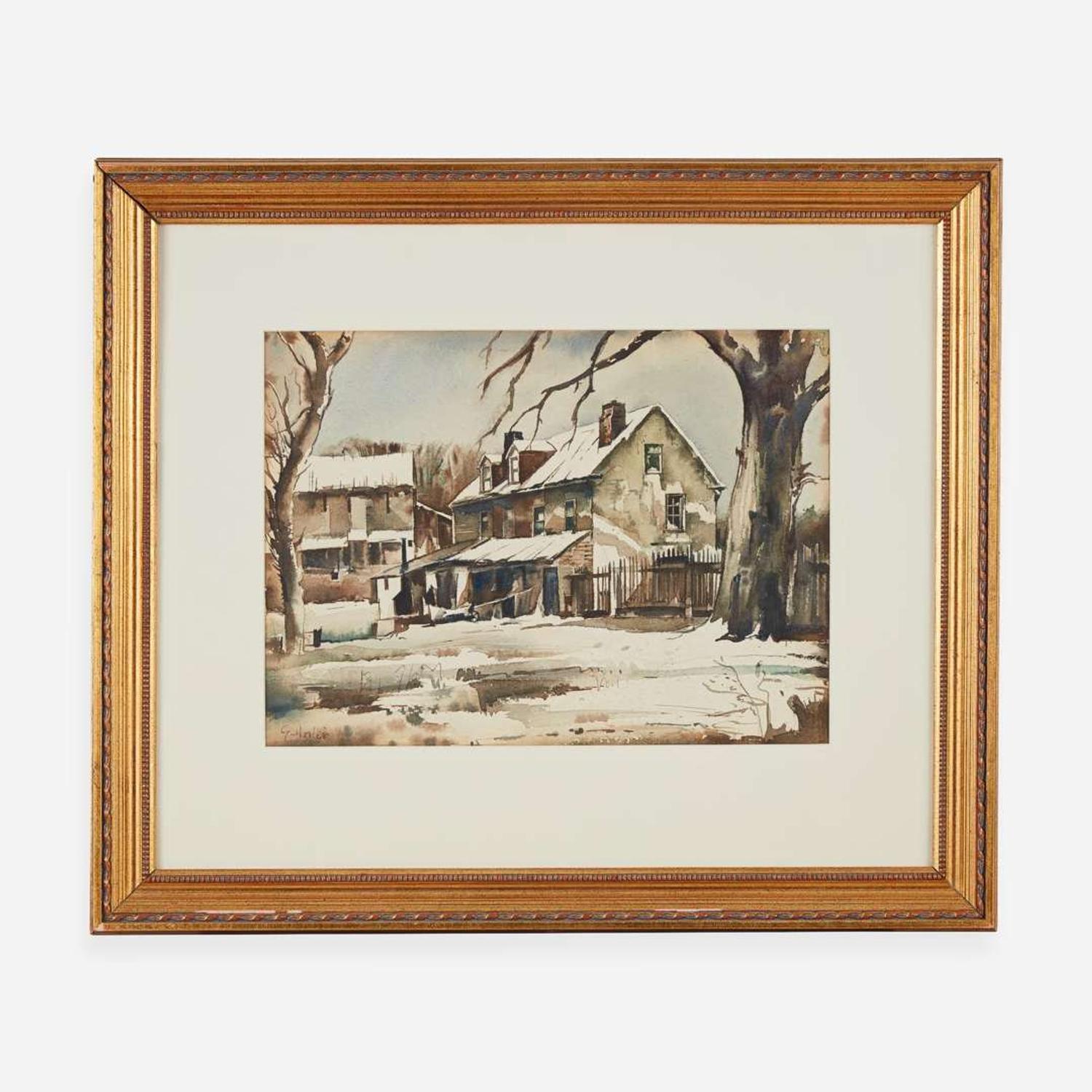 Earl Horter (American, 1881–1940) Pennsylvania Farm House