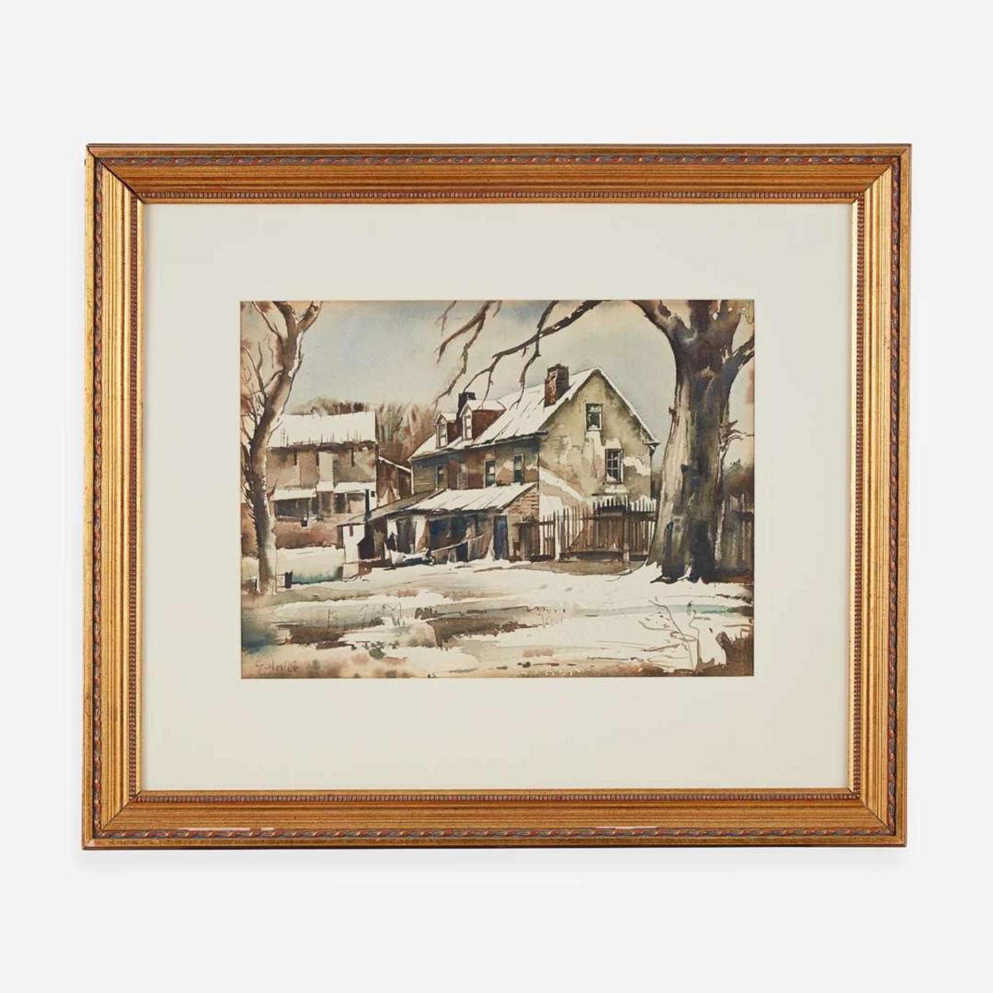 Earl Horter (American, 1881–1940) Pennsylvania Farm House