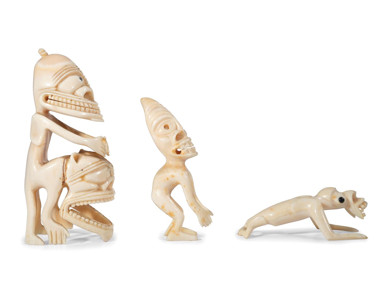 Greenlandic Inuit Carved Tupilaks
