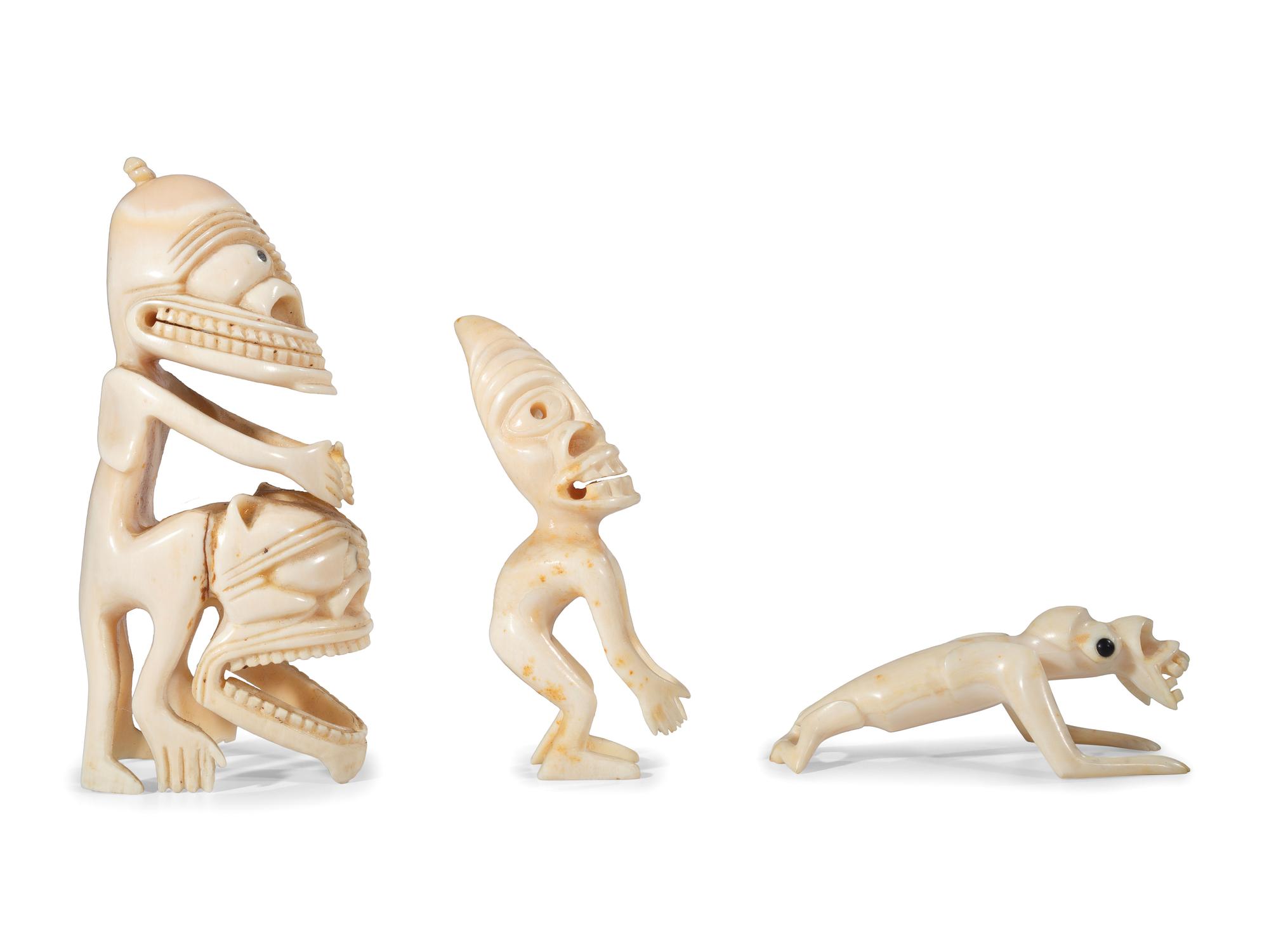 Greenlandic Inuit Carved Tupilaks