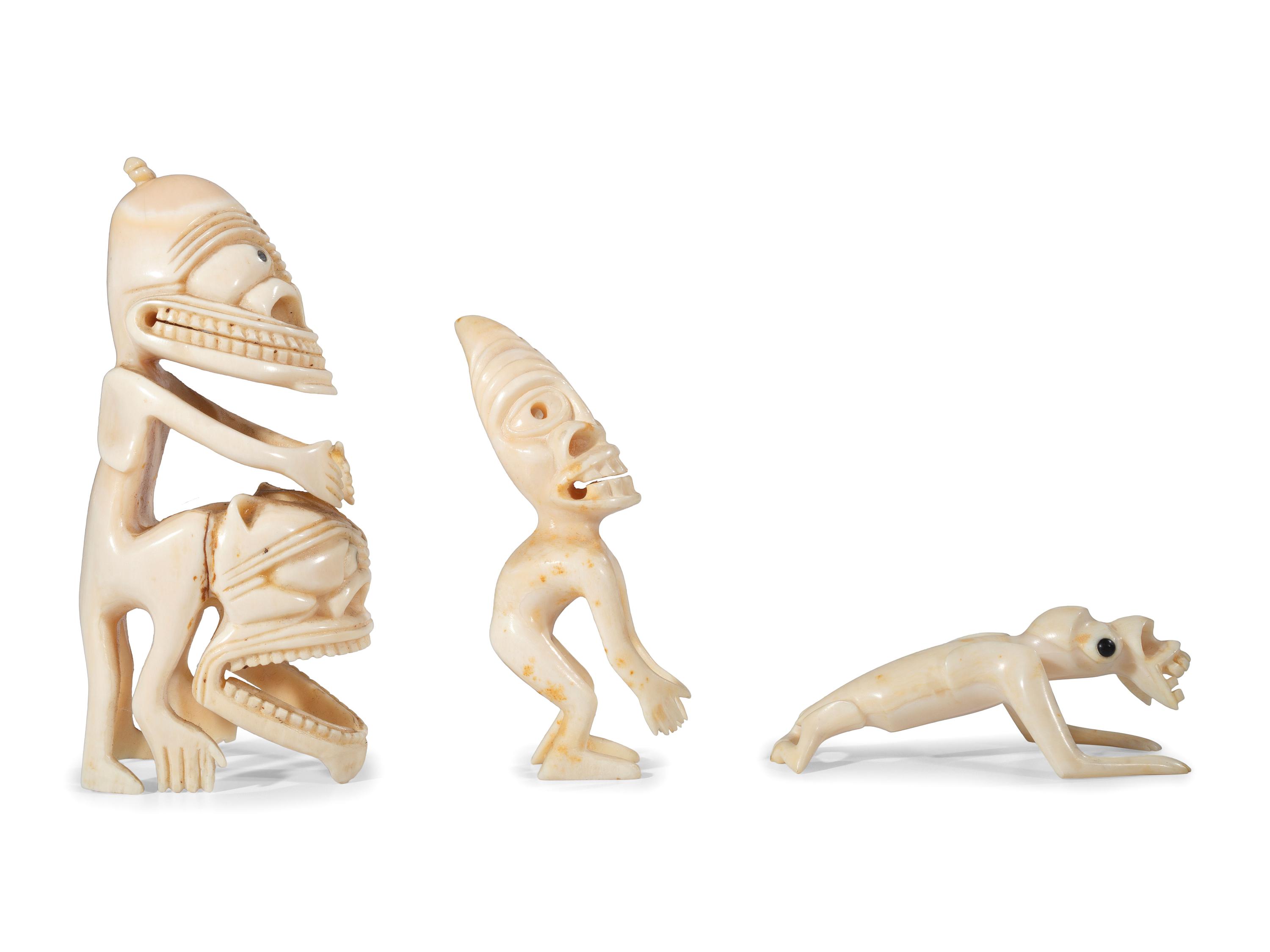 Greenlandic Inuit Carved Tupilaks