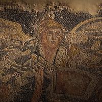 A Roman Style Mosaic Panel with Ganymede