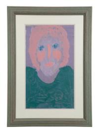 Self-portrait in Pink and Green
