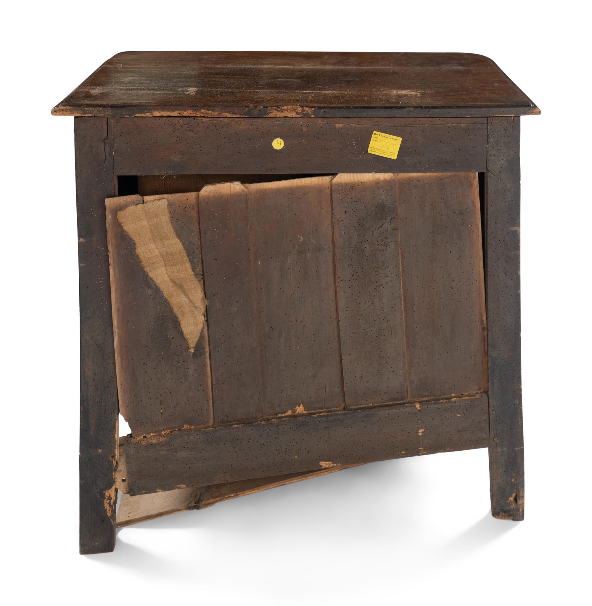 A Louis XV/XVI Provincial Walnut Chest of Drawers