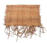 Two Native Basketry Mats Length 37 x width 36 inches.