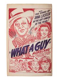 [FILM]. SHYLEN, Ben. Typed letter signed ("Ben"), as Boxoffice publisher. N.p., 15 March 1946. How best to promote African American theaters and actors. [ With: ] 2 window cards for films starring Mantan Moreland.