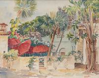Idell,(American, 20th Century),Two Bahama Views,watercolor, each signed.