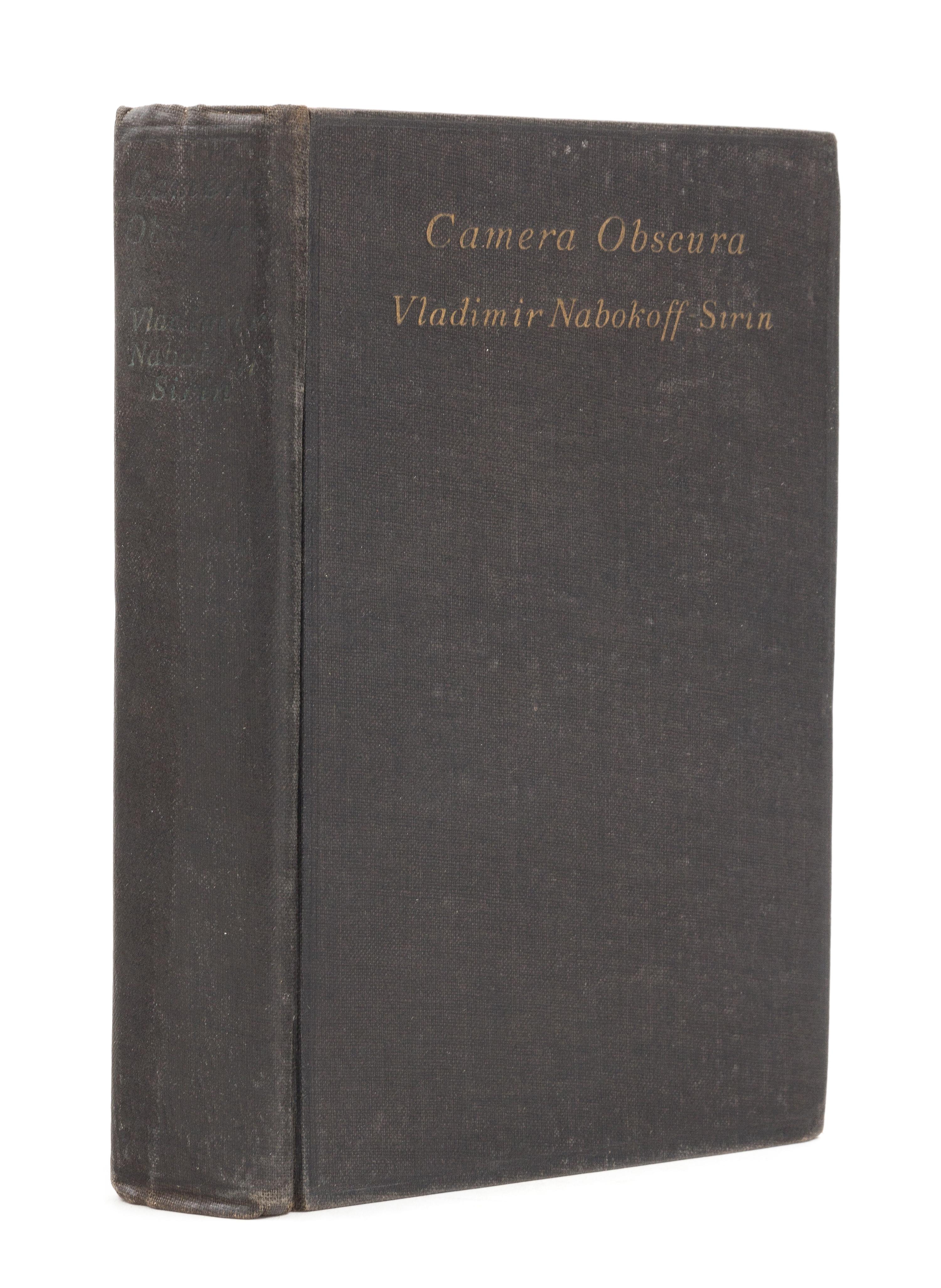 NABOKOV, Vladimir (1899-1977). Camera Obscura. London: John Long, [1936]. FIRST ENGLISH EDITION, VERY RARE.