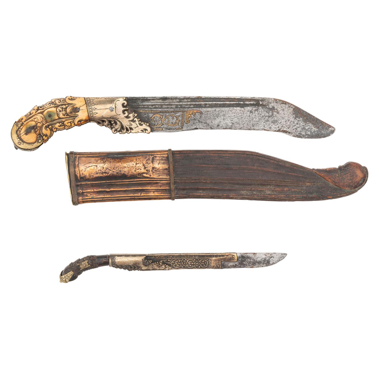 Lot of Sri Lankan Piha-Kaetta Knives