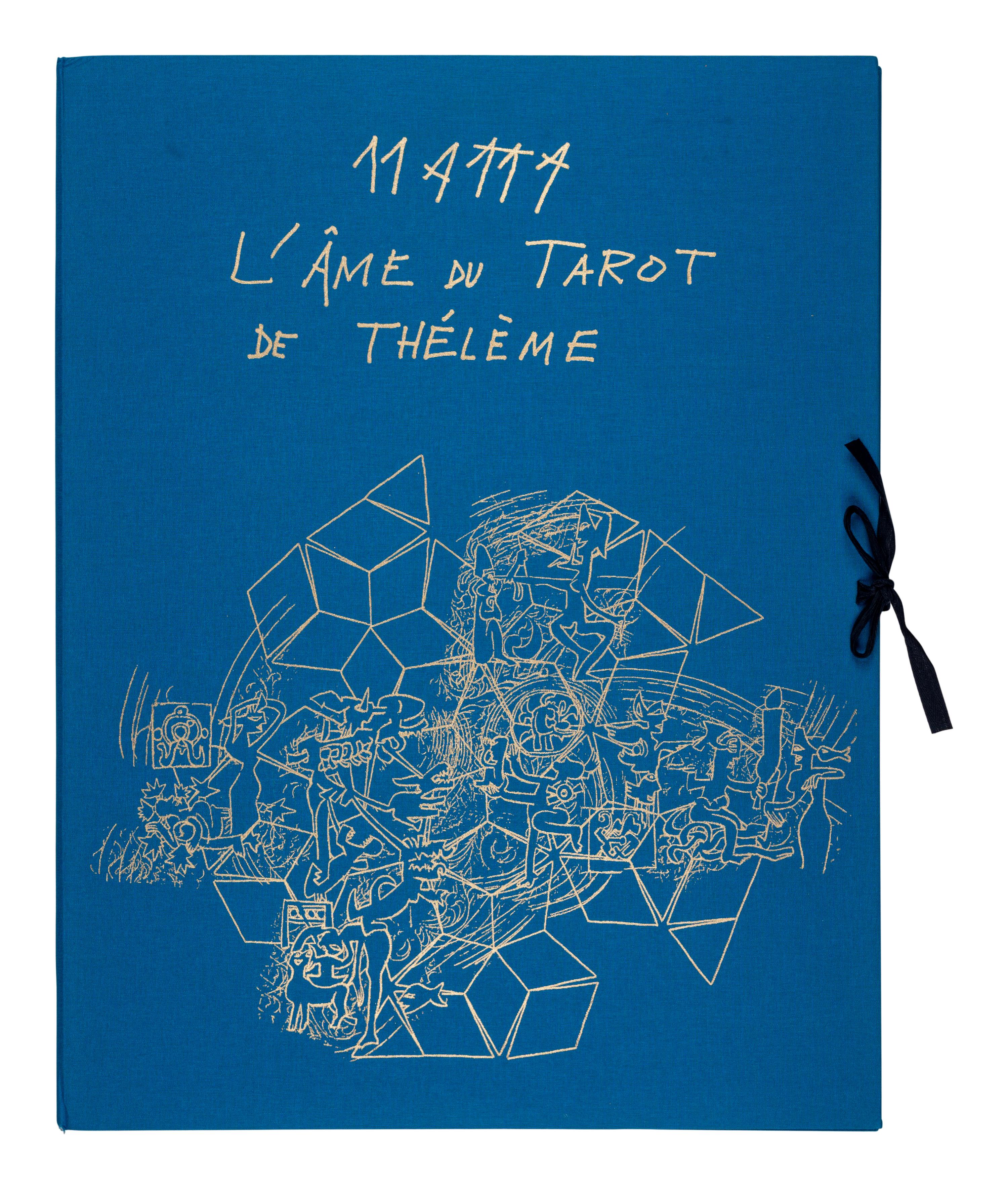 L'Ame du Tarot de Theleme (complete portfolio with blue cloth case)