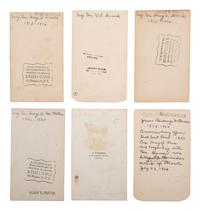 [CIVIL WAR]. A group of CDV engraved portraits of war era generals and military men, including:
