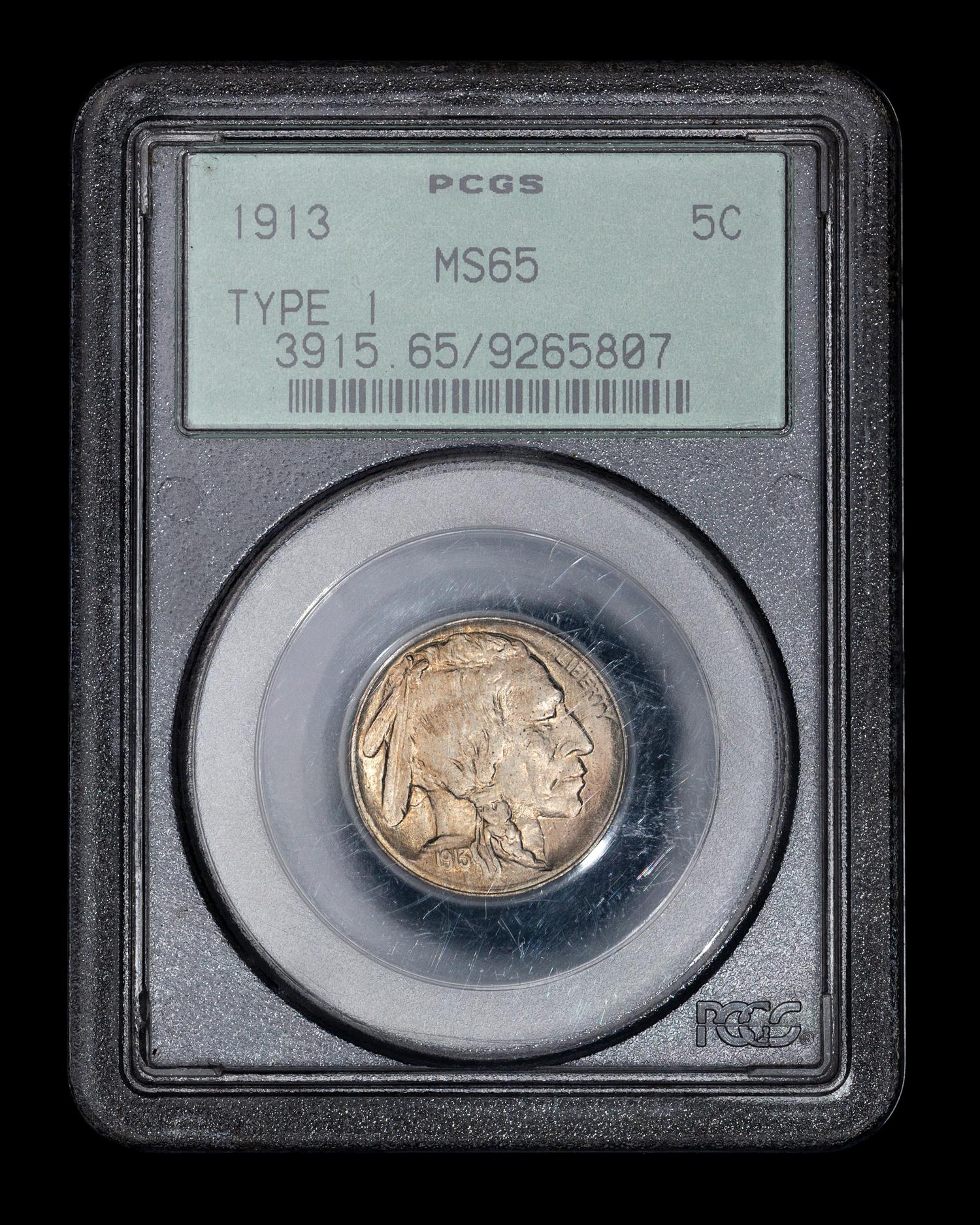 A United States 1913 Buffalo 5c Coin