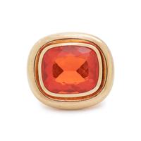 TIFFANY & CO., PALOMA PICASSO, YELLOW GOLD AND FIRE OPAL RING