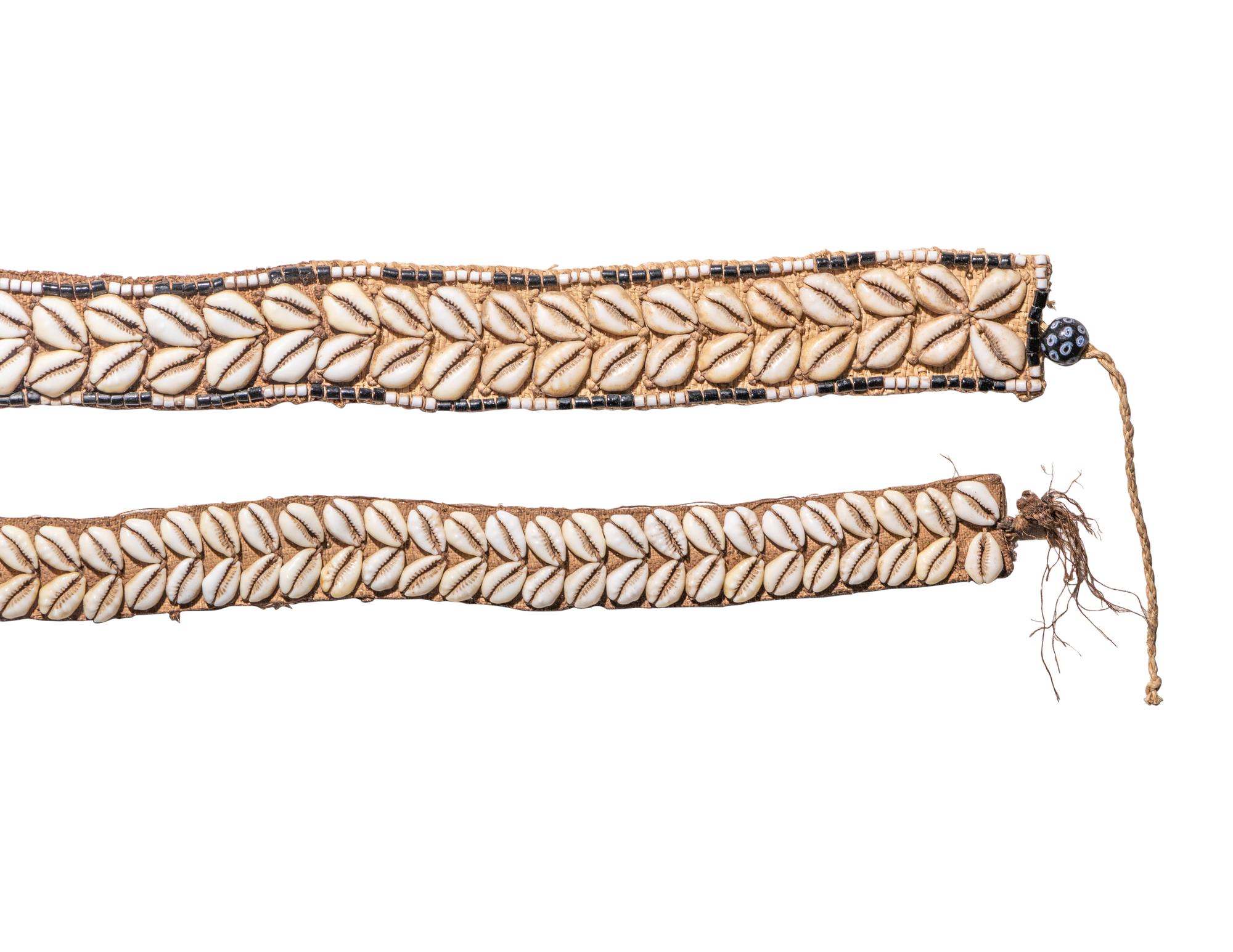 A Group of Four Amazonian Shell Belts or Headdresses