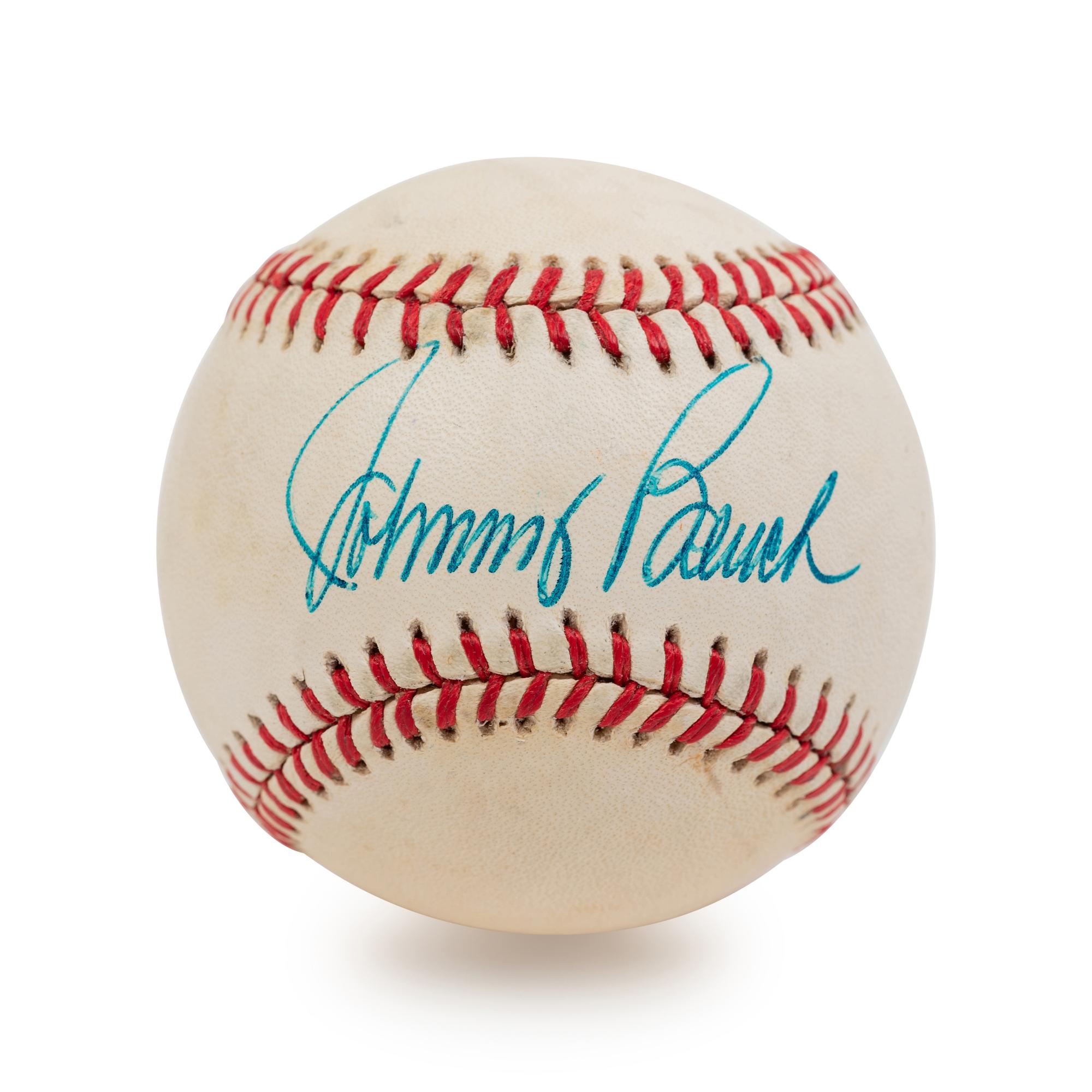 A Group of Nine Baseball Hall of Fame and Notables Signed Autograph Items (BAS Beckett Authentication Services Certified),