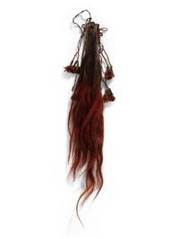 Sioux Quilled Hair Drop, with Cross of Lorraine