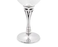 A Set of Twelve Harald Nielsen Designed Georg Jensen Silver Goblets