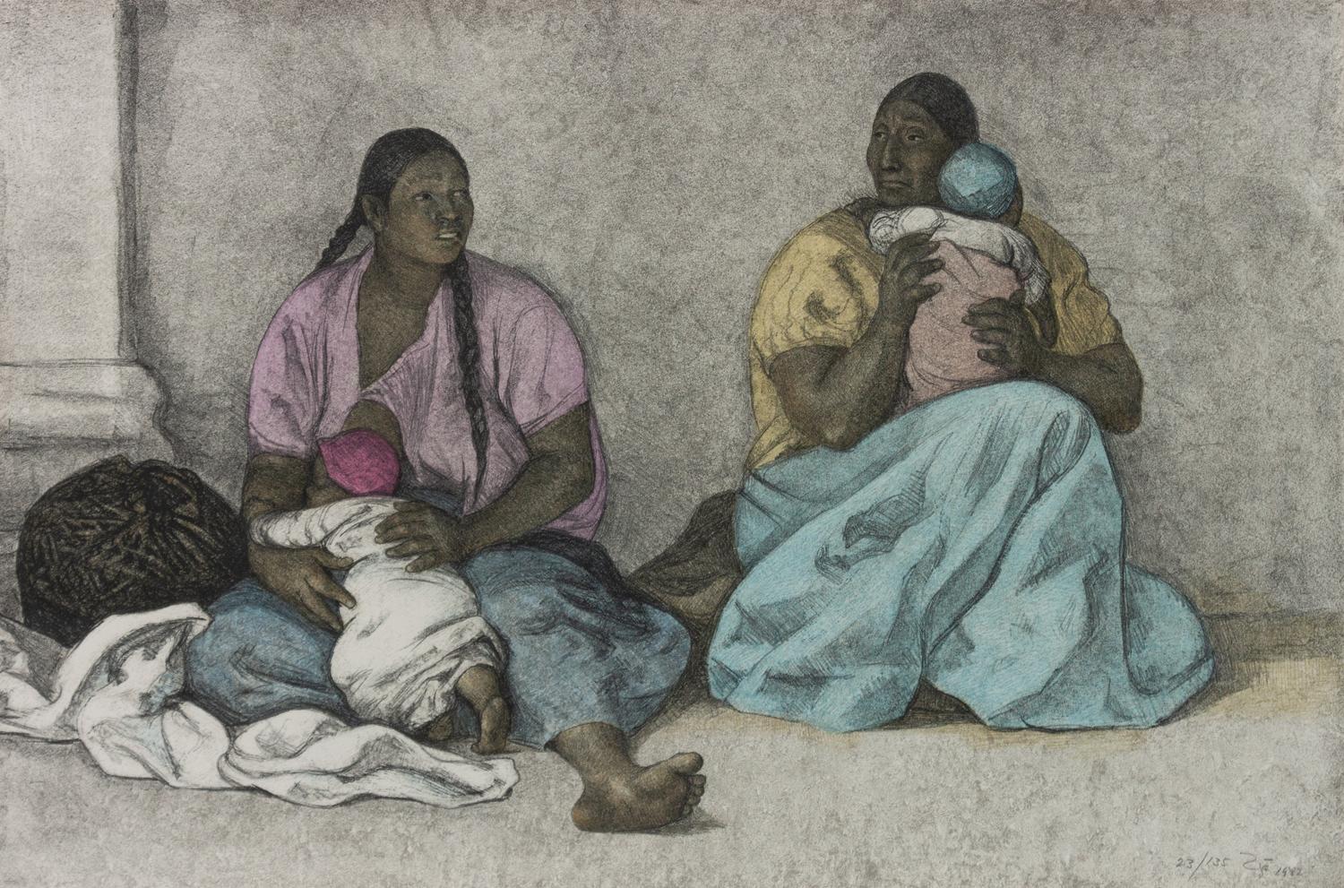 Dos Mujeres Con Ninos
