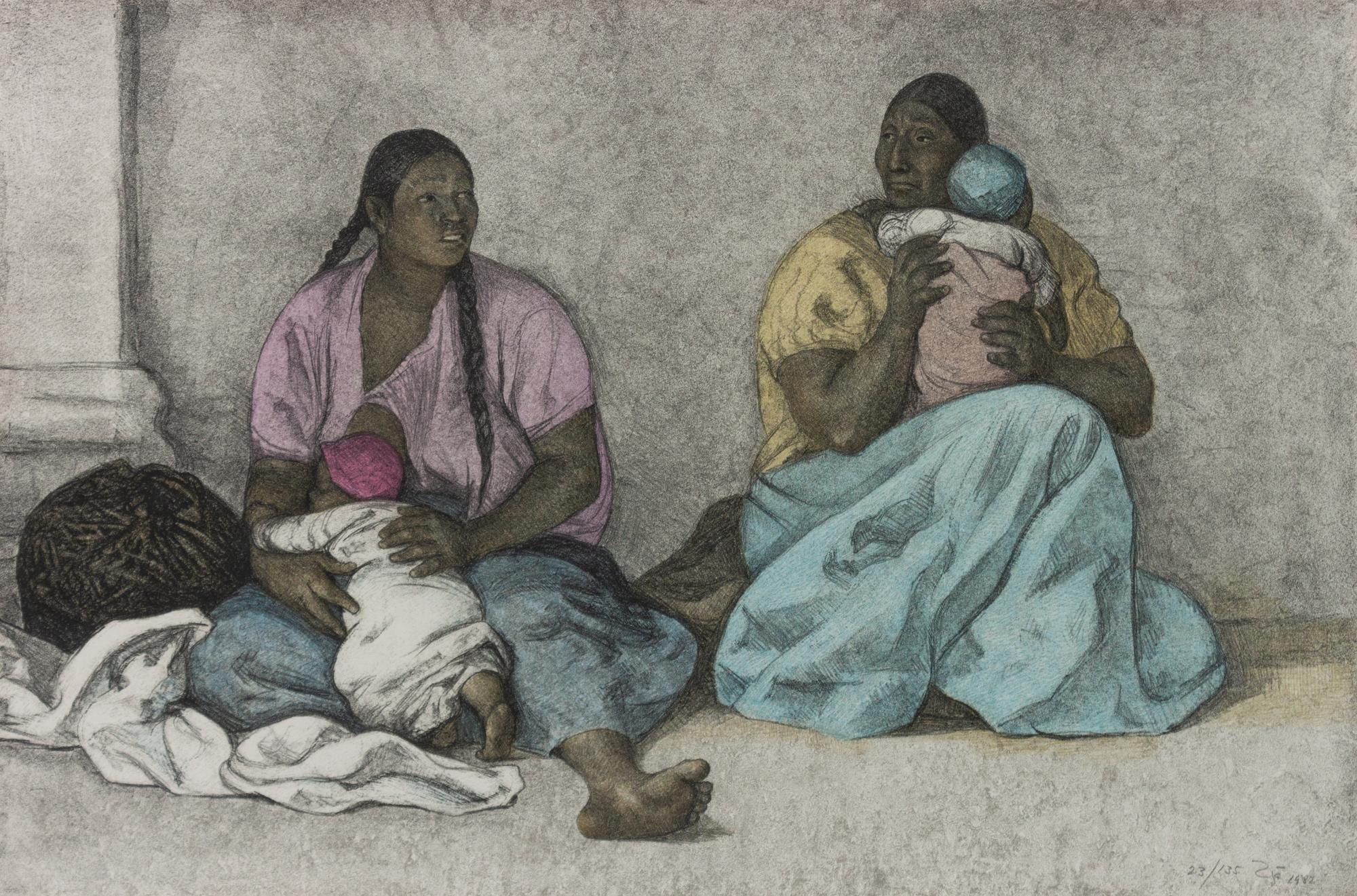 Dos Mujeres Con Ninos