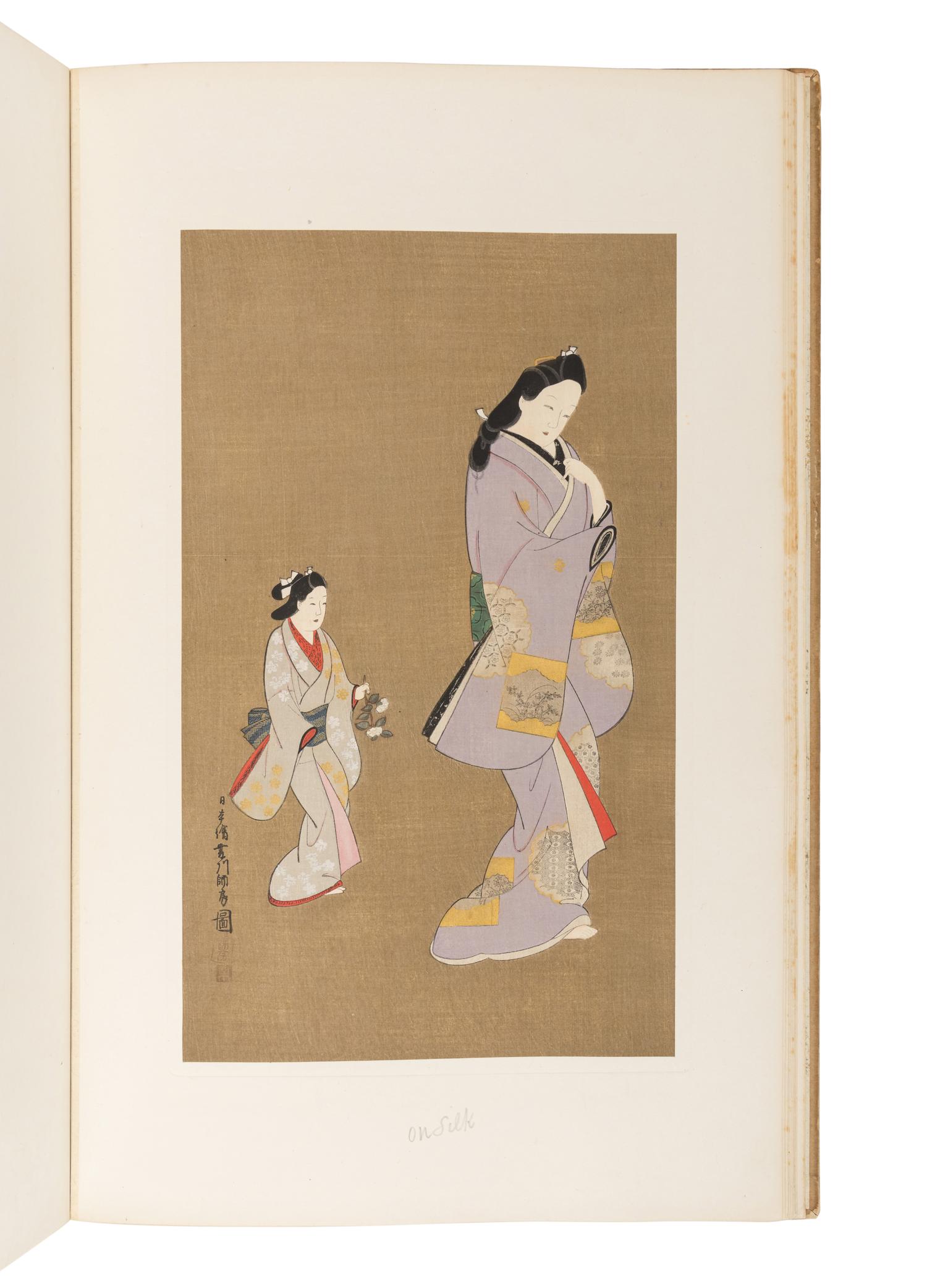 TAJIMA, Shiichi (1869-1920). Masterpieces Selected from the Ukiyoye School . Tokyo: The Shimbi Shoin, 1906-1909.