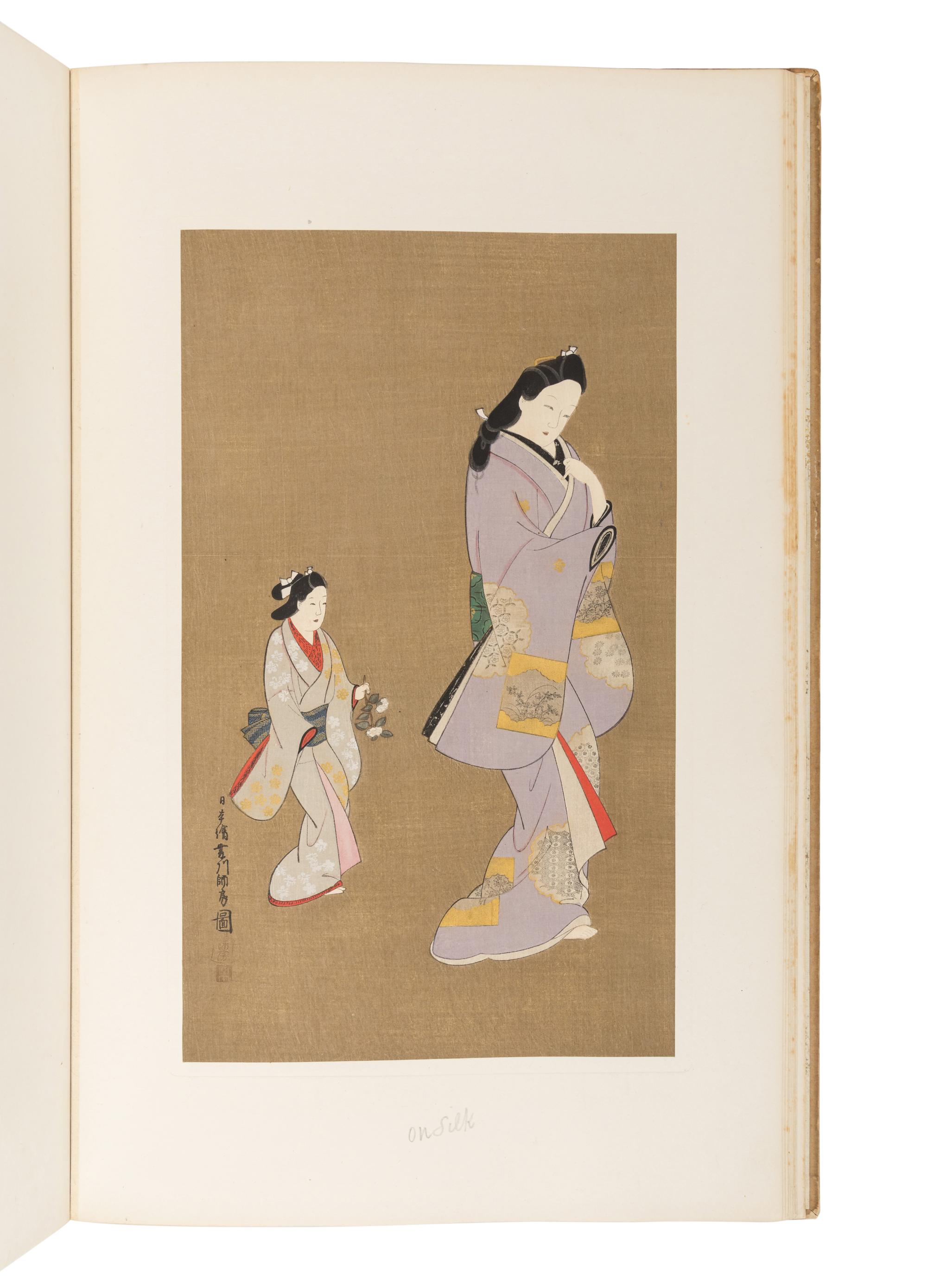 TAJIMA, Shiichi (1869-1920). Masterpieces Selected from the Ukiyoye School . Tokyo: The Shimbi Shoin, 1906-1909.
