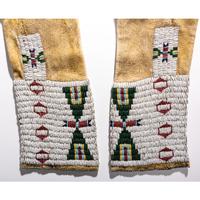 Plains Beaded Hide Leggings