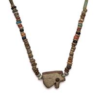 Two Egyptian Bead and Faience Necklaces