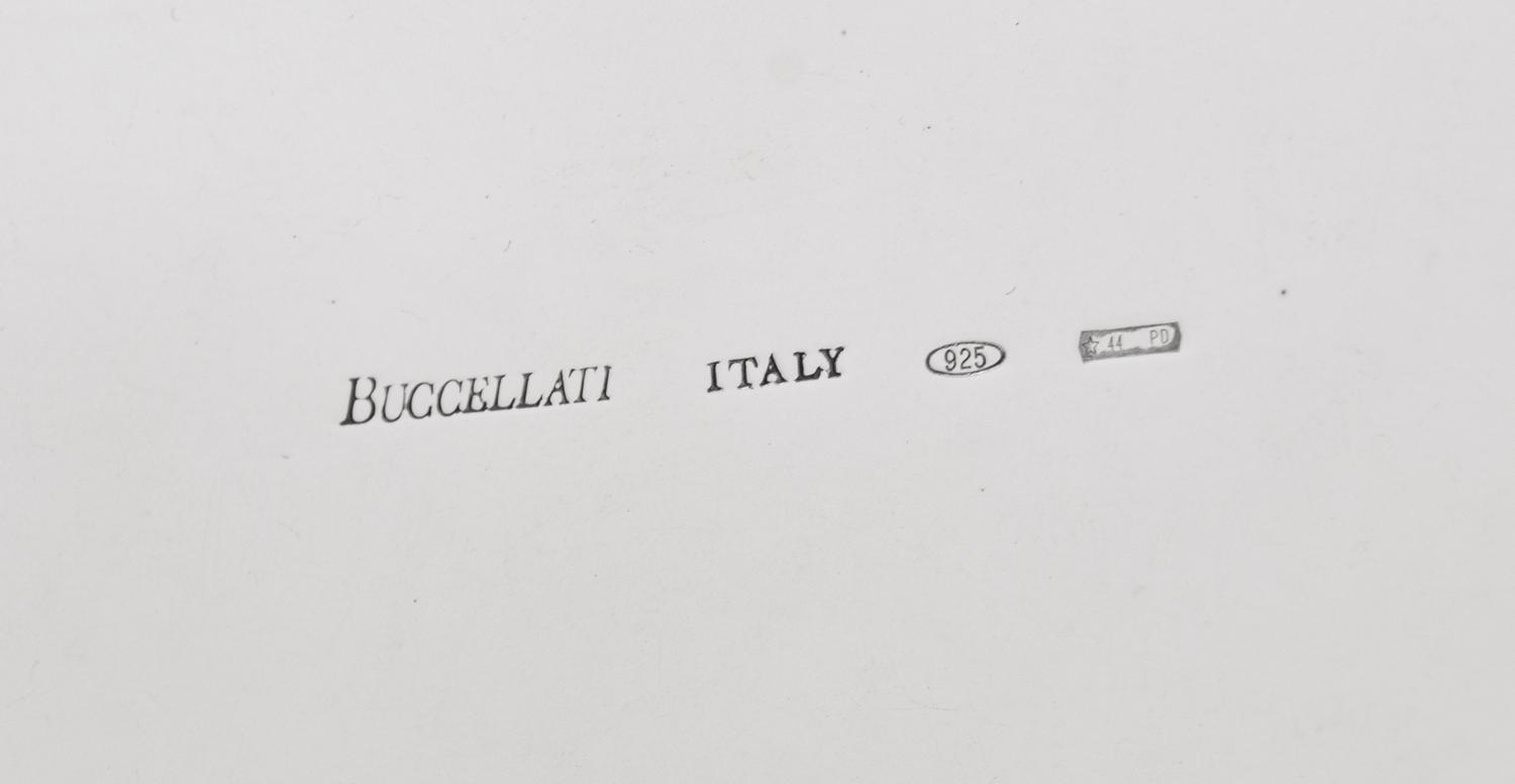 A Buccellati Silver Table Casket