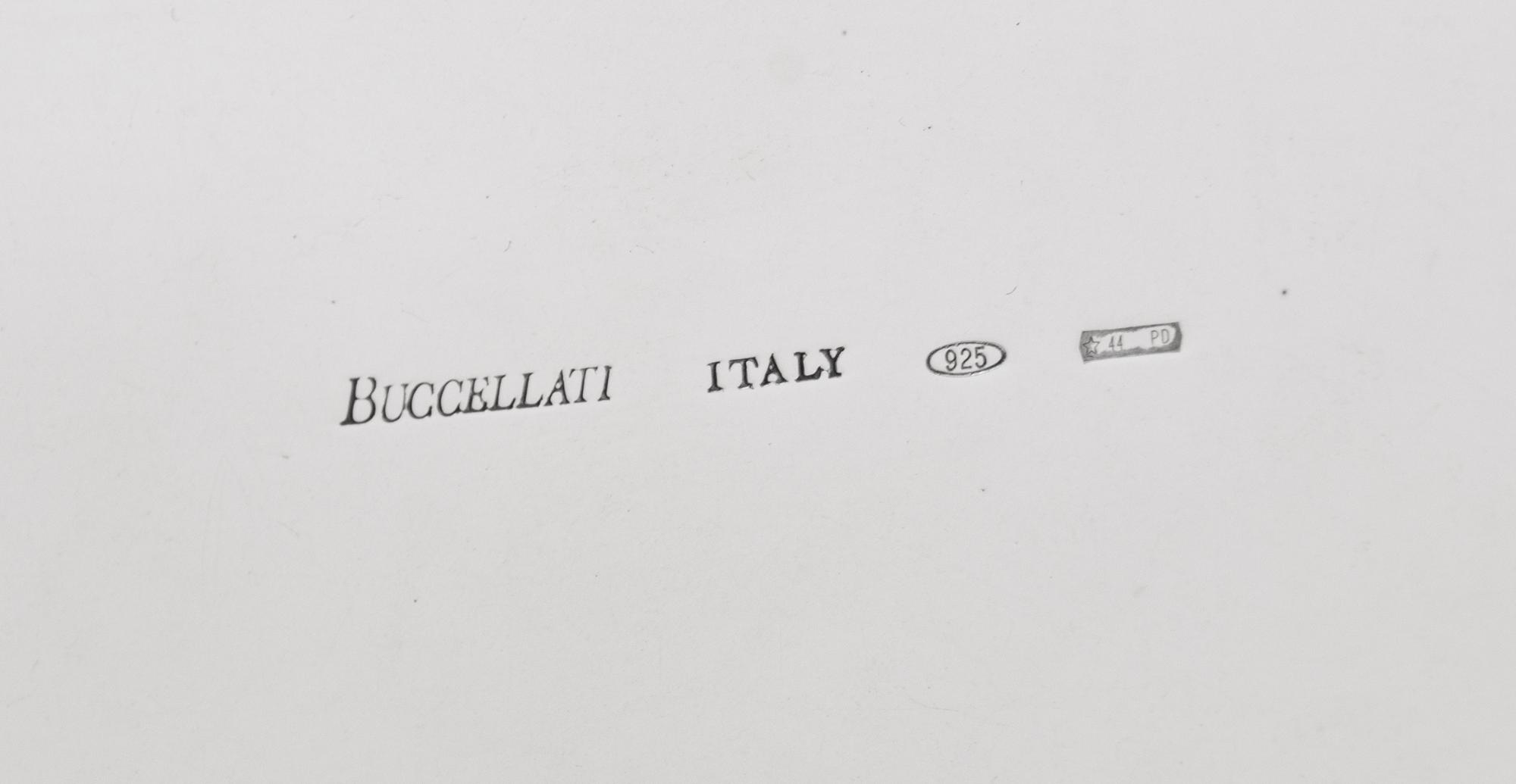 A Buccellati Silver Table Casket