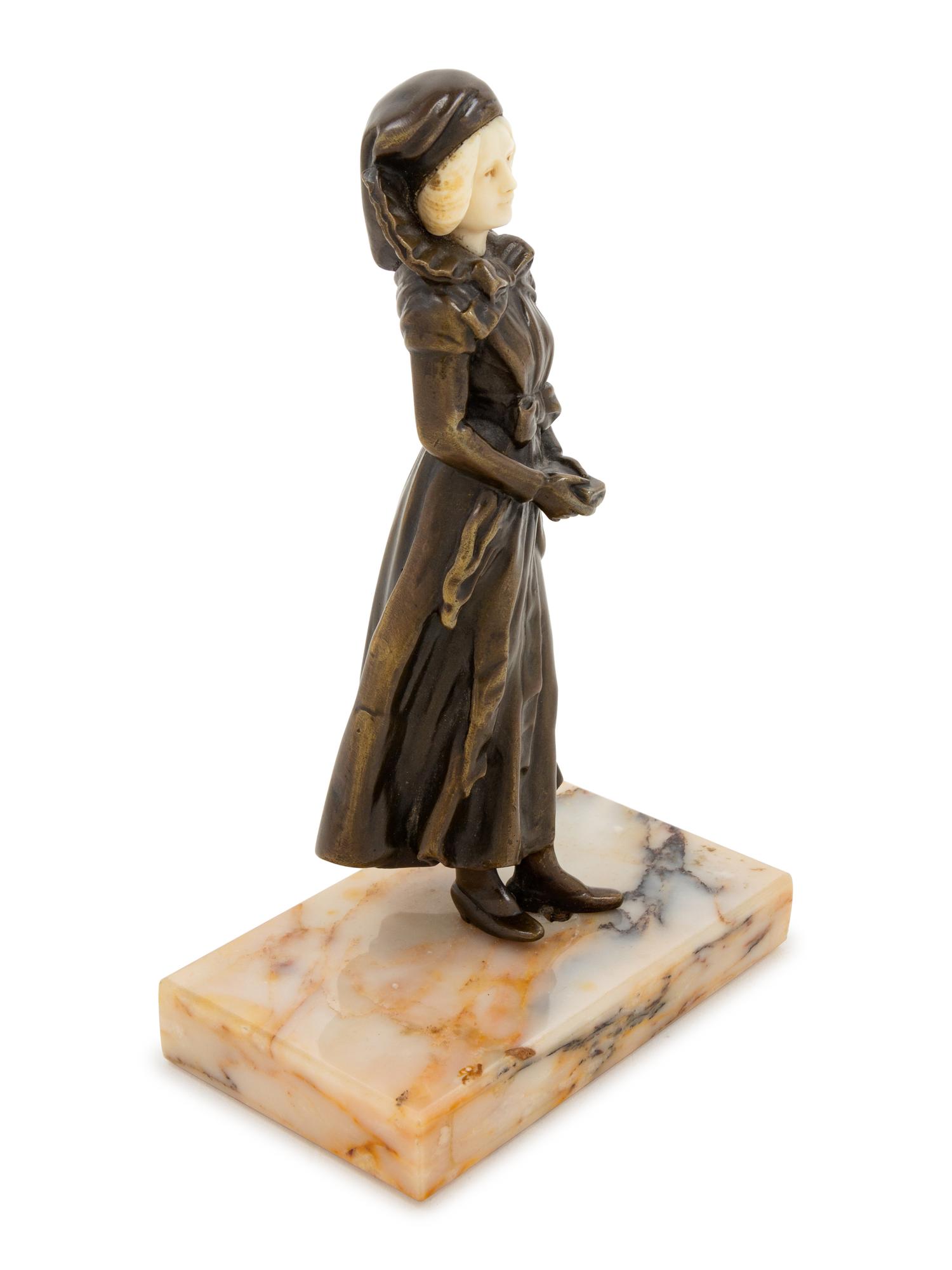 A Continental Bronze Figure