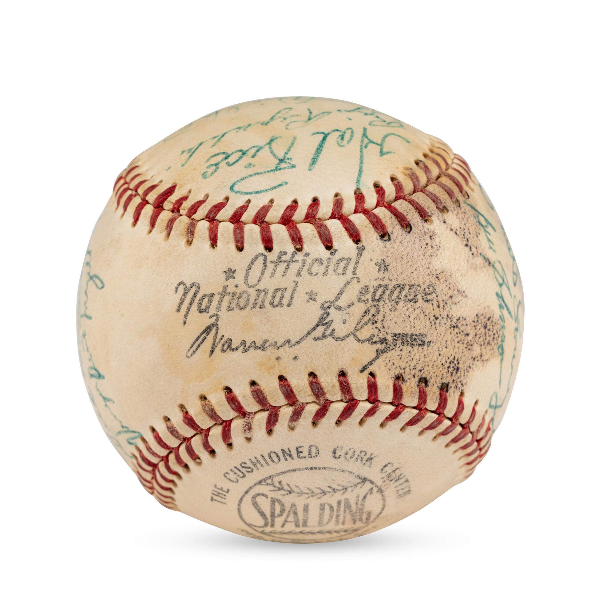 A 1953 St. Louis Cardinals Team Signed Autograph Baseball Featuring Stan Musial (Beckett Authentication Services)