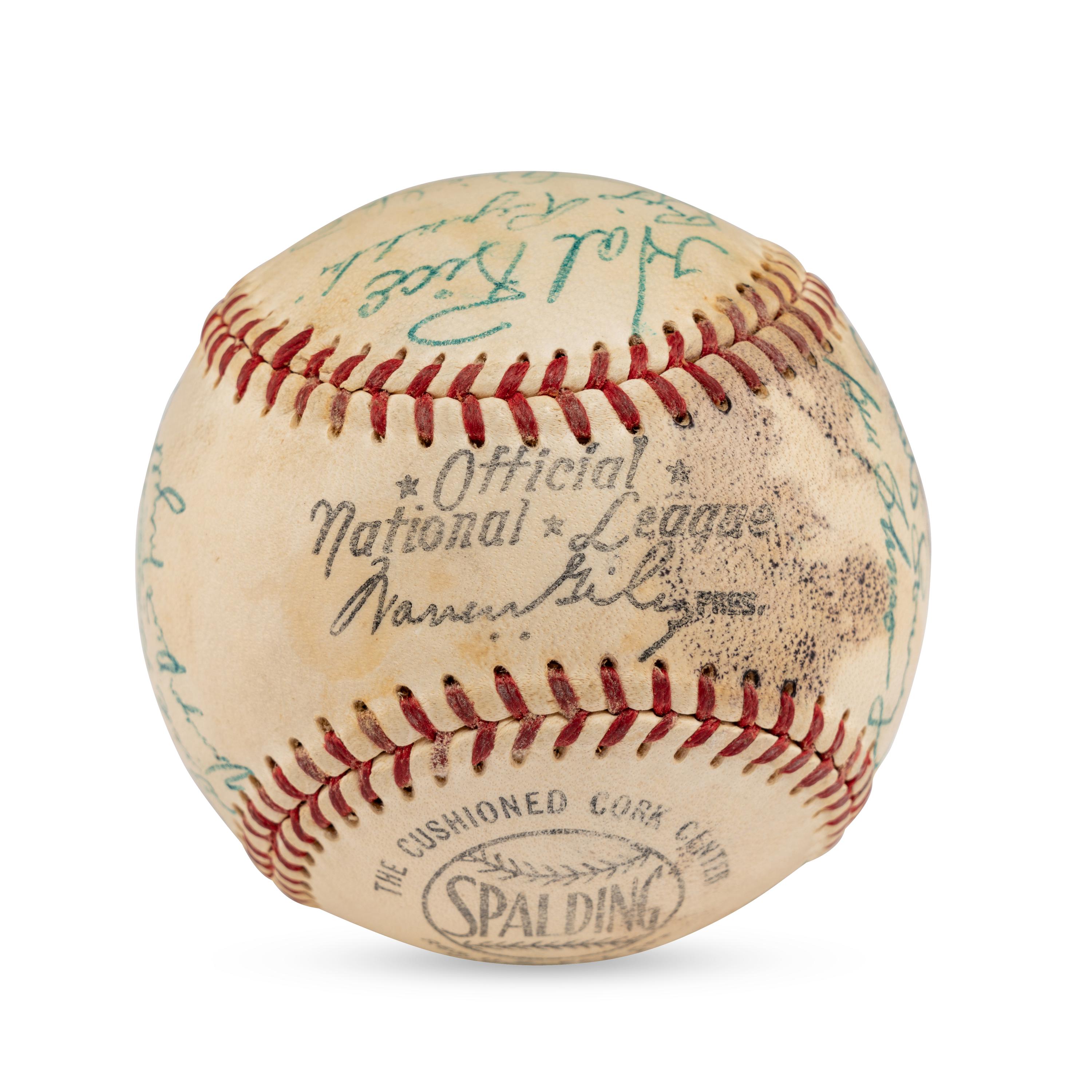 A 1953 St. Louis Cardinals Team Signed Autograph Baseball Featuring Stan Musial (Beckett Authentication Services)