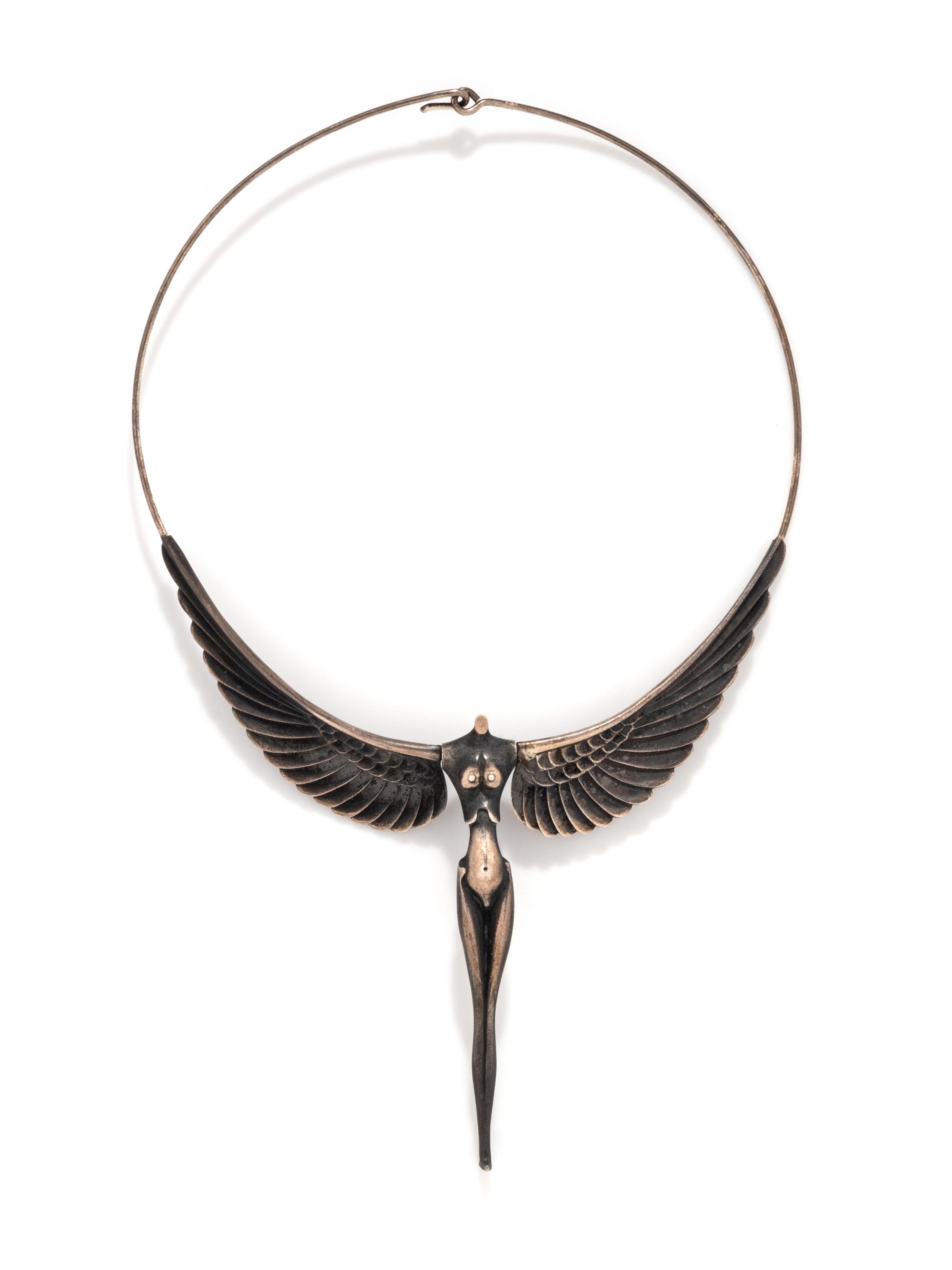 PAUL WUNDERLICH, STERLING SILVER 'NIKE LA VICTORIA' NECKLACE