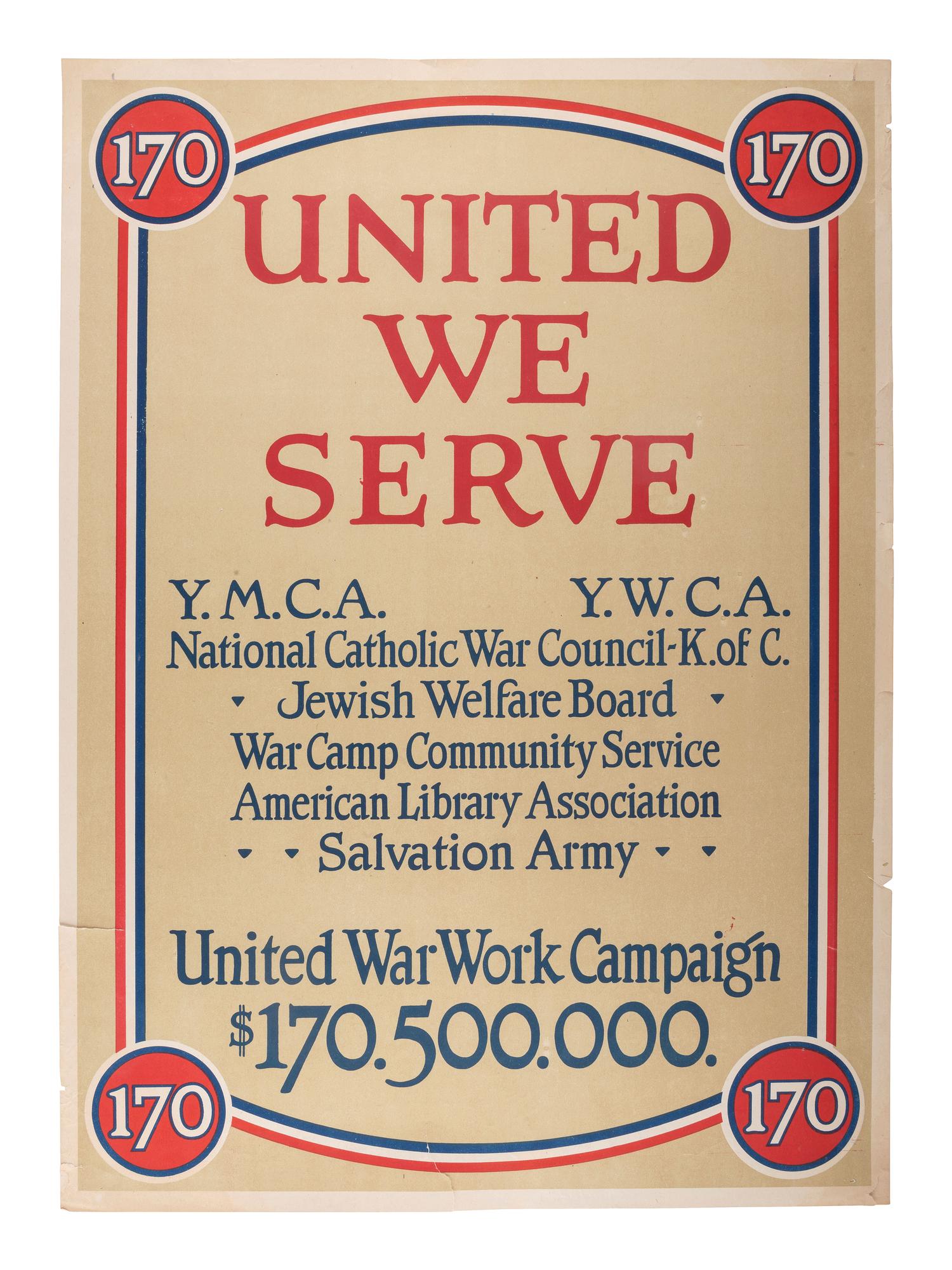 [WORLD WAR I]. A group of 5 propaganda posters, comprising: