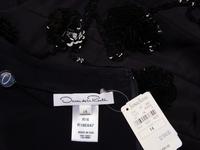 Oscar de la Renta, Navy Silk Cocktail Dress